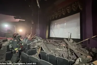 Miraculous Escape from Dramatic Movie Theater Collapse