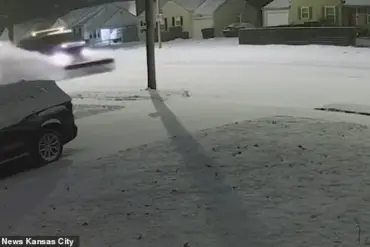 Shocking Video Shows Snow Plow Driver Speeding Through Kansas City Neighborhood