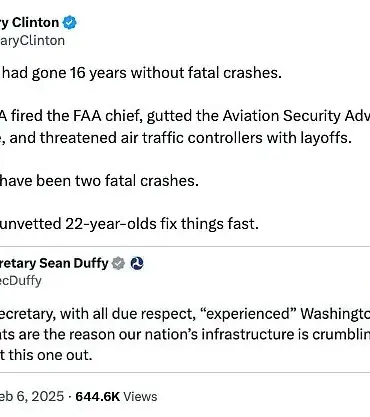Transportation Secretary Sean Duffy Defends DOGE's Involvement in Aviation Upgrades