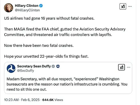Transportation Secretary Sean Duffy Defends DOGE's Involvement in Aviation Upgrades