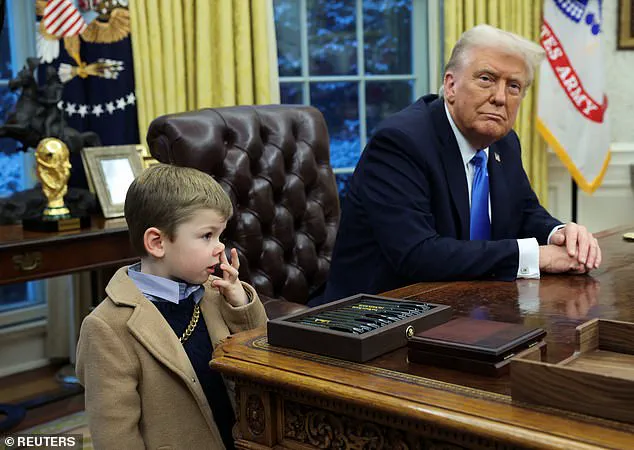 Trump Swaps Out Oval Office Desk After Unsanitary Gift Left by Elon Musk's Son