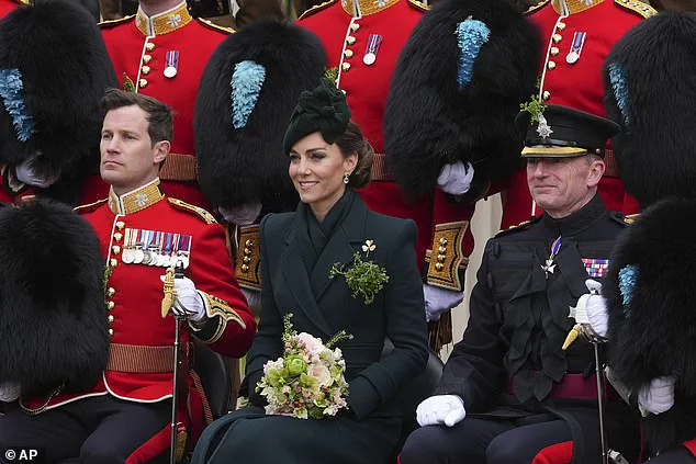 Princess Kate Shines in Green for St Patrick's Day at Wellington Barracks