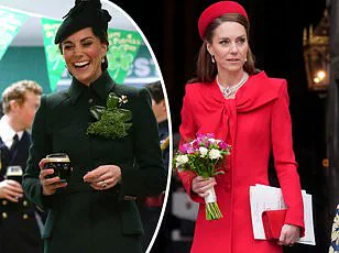 Princess Kate Shines in Green for St Patrick's Day at Wellington Barracks