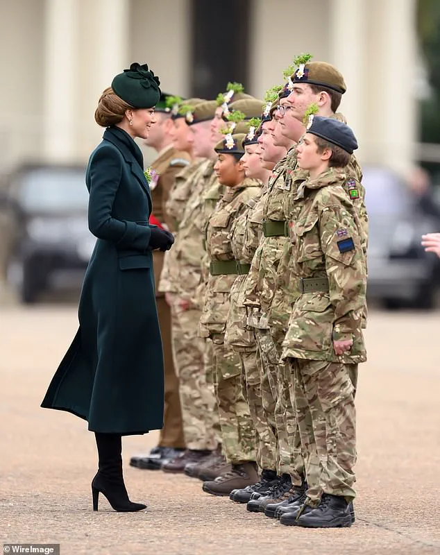 Princess Kate Shines in Green for St Patrick's Day at Wellington Barracks