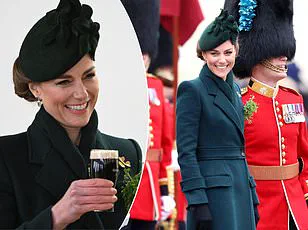 Princess Kate Shines in Green for St Patrick's Day at Wellington Barracks