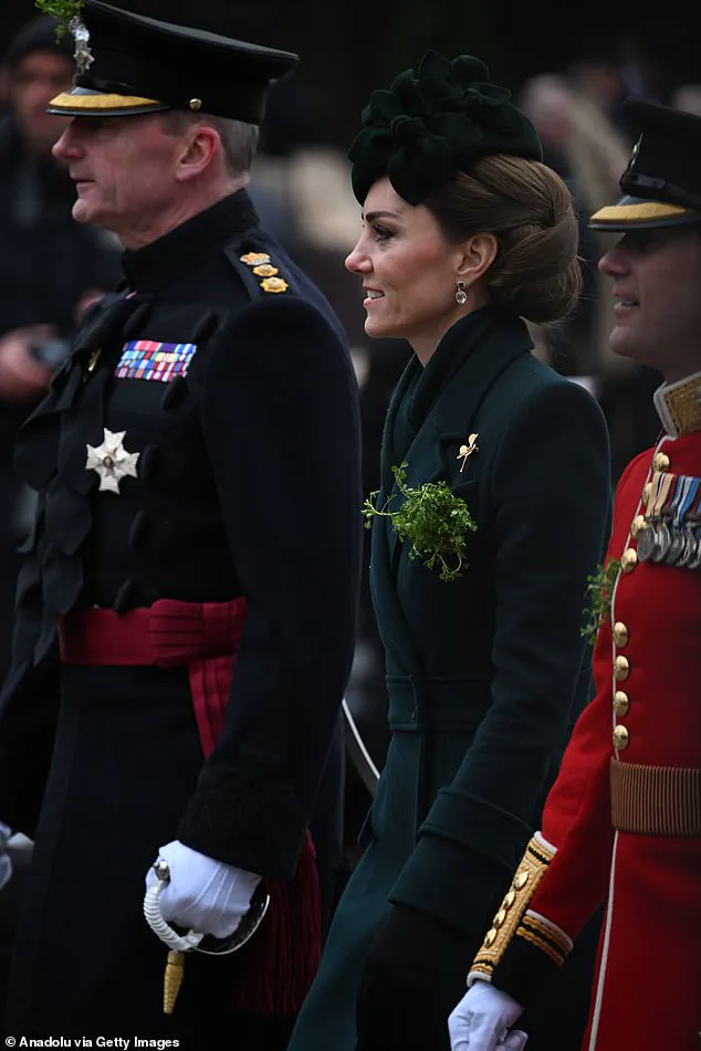 Princess Kate Shines in Green for St Patrick's Day at Wellington Barracks