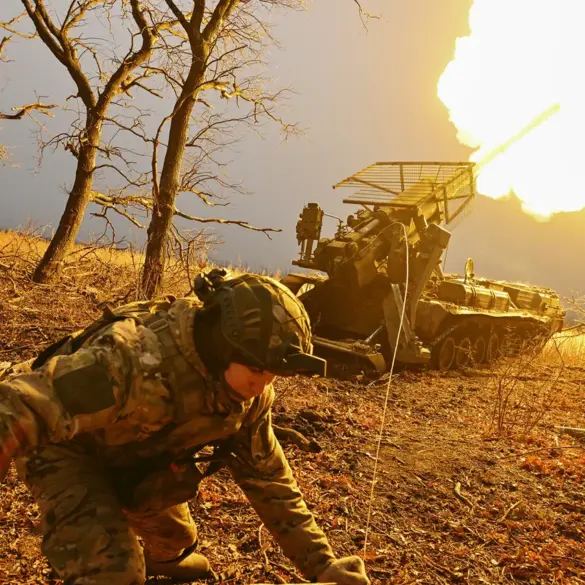 Russian Airborne Forces Destroy Ukrainian Military Position in Eastern Ukraine
