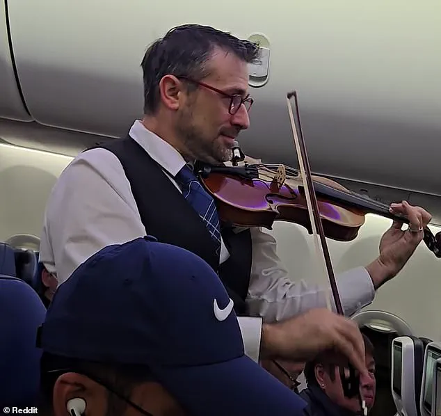 United Airlines Flight Crew Member's Violin Serenade Sparking Mixed Reactions