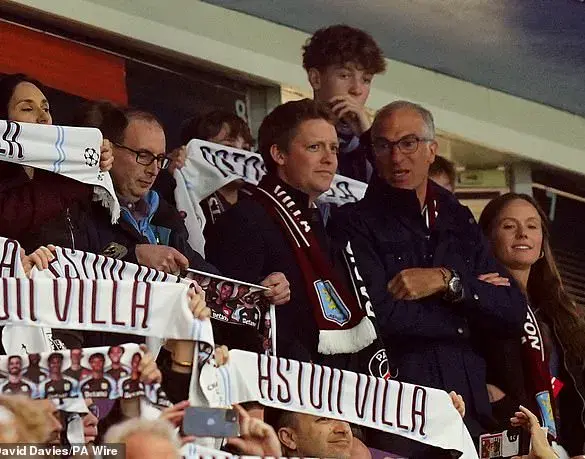 Duke and Duchess of Westminster Join Prince William and Prince George at Aston Villa UEFA Match