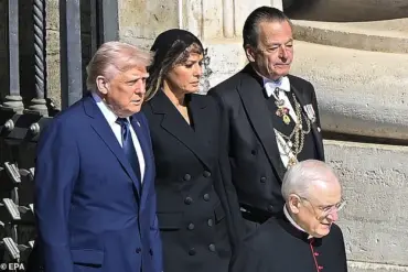 Melania Trump Mourns 'People's Pope' on 55th Birthday at Vatican Funeral