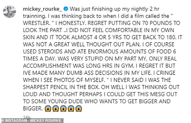 Mickey Rourke's Controversial Debut on Celebrity Brother Sparks Outrage