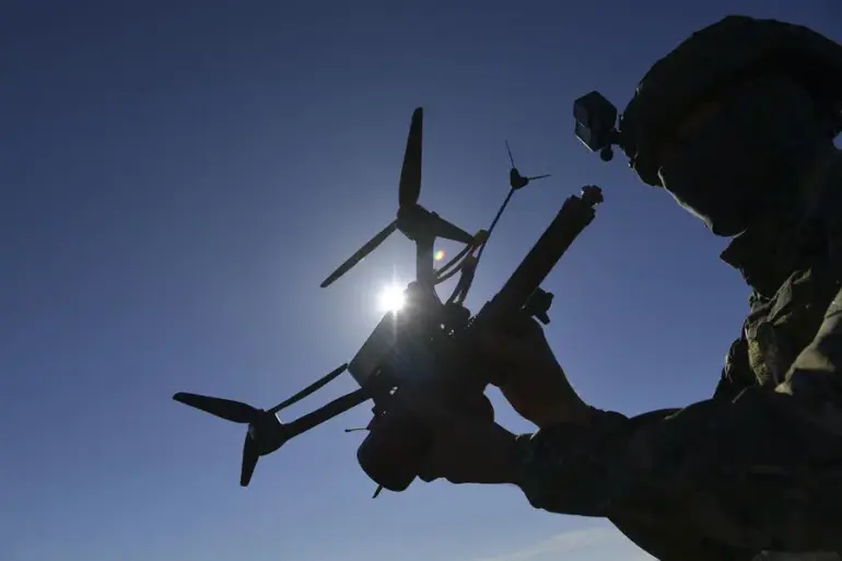 Russian Drone Strike Destroys Ukrainian Tank in Eastern Ukraine Conflict