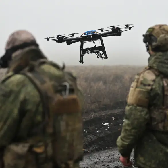 Russian Forces Disable Ukrainian Drone Communication Hub Using FPV Drone