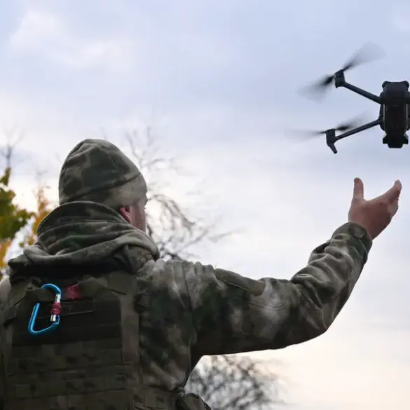 Russian Forces Utilize Advanced Drones in Strategic Strike Against Ukrainian Position Near Slaviansk