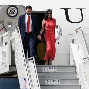 Usha Vance Dazzles in Delhi with $850 Red Gown During VP Trip