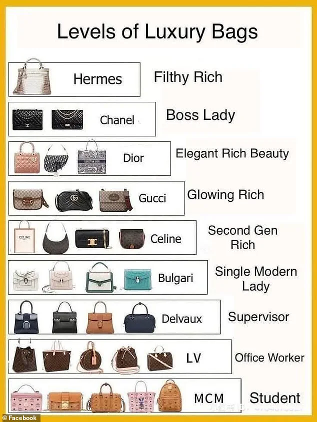 Viral Infographic Reveals What Designer Handbags Say About Your Wealth