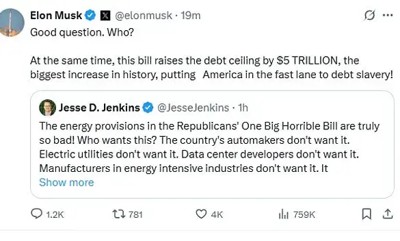 Breaking: Musk's Stark Warning on Trump's 'Big Beautiful Bill' as Economic Fate Hangs in Balance
