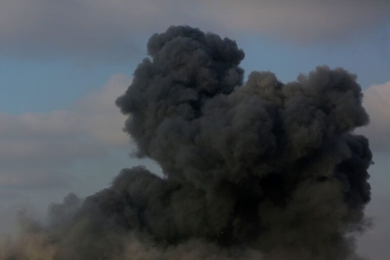 Explosions Shatter Kharkiv as Residents Seek Shelter Amid Russian Drone Attack