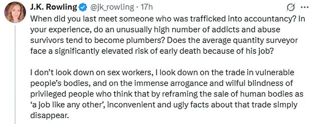 J.K. Rowling Responds to Emma Thompson's NHS Sex Recommendation with Satirical Commentary