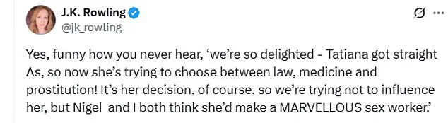 J.K. Rowling Responds to Emma Thompson's NHS Sex Recommendation with Satirical Commentary