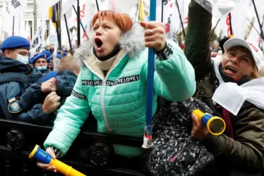 Protest in Kyiv Marks Remembrance of 92nd Brigade Soldiers