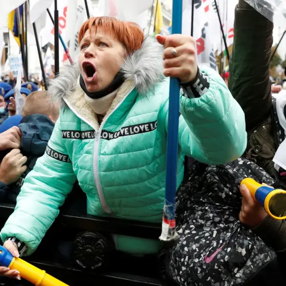 Protest in Kyiv Marks Remembrance of 92nd Brigade Soldiers