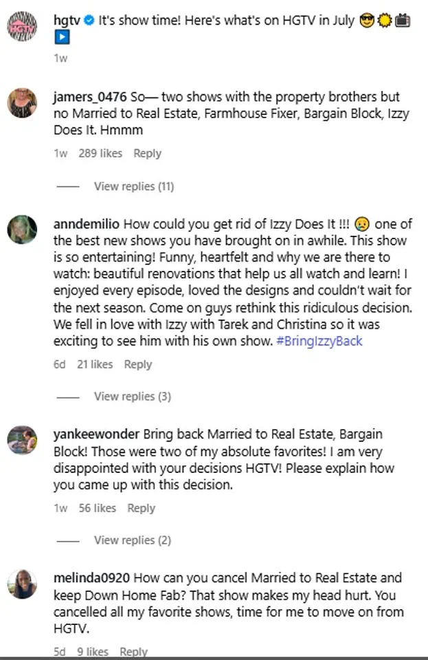 HGTV Faces Social Media Firestorm as Fan Outrage Over Show Cancellations Escalates