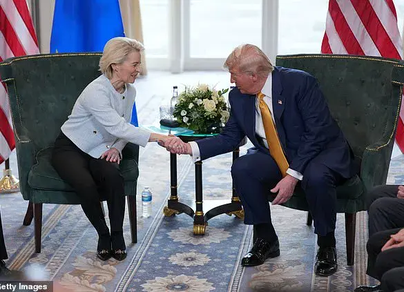 Trump and von der Leyen Address Transatlantic Trade Tensions at Turnberry Golf Course