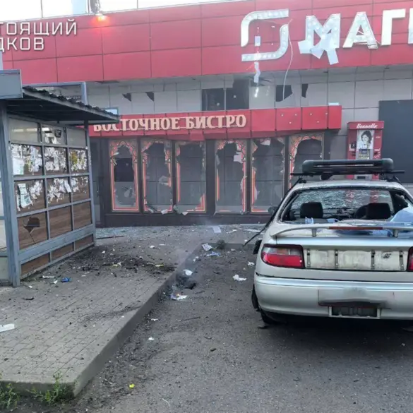 Ukrainian Drone Strike Injures Woman in Oktoberskiy, Belgorod Region: Governor Reports Explosion Near Commercial Facility