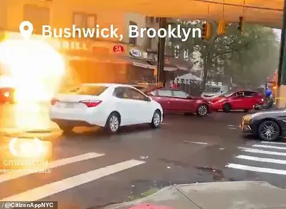 Explosion in Brooklyn Sends Manhole into Air, Ignites Fire