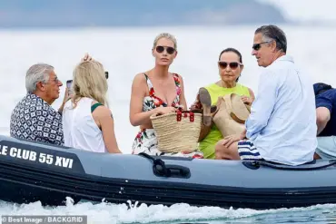 Lady Kitty Spencer's Exclusive Glimpse into Aristocratic Life as She Arrives in Saint Tropez with Family