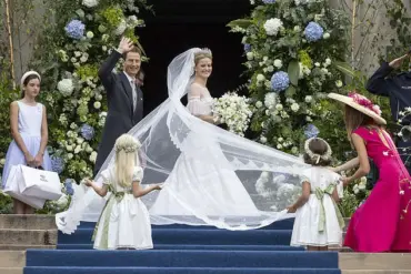 Princess Marie Caroline of Liechtenstein Weds Leopoldo Maduro Vollmer in Lavish Cathedral Ceremony