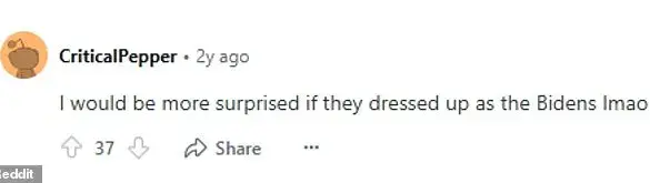 Viral Inauguration Costume Resurfaces, Sparking Speculation About Couple's Political Leanings