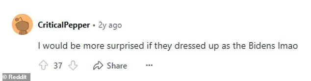 Viral Inauguration Costume Resurfaces, Sparking Speculation About Couple's Political Leanings