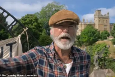 Pierce Brosnan Shines as 'Silver Fox' in *Thursday Murder Club* Adaptation, Fans Praise His Timeless Charisma